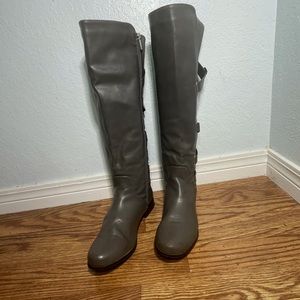 Reserved for B:Shoe Dazzle tall grey boots